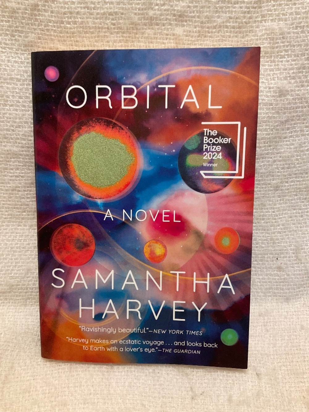 Orbital by Samantha Harvey Paperback 2024 Booker Prize Winner